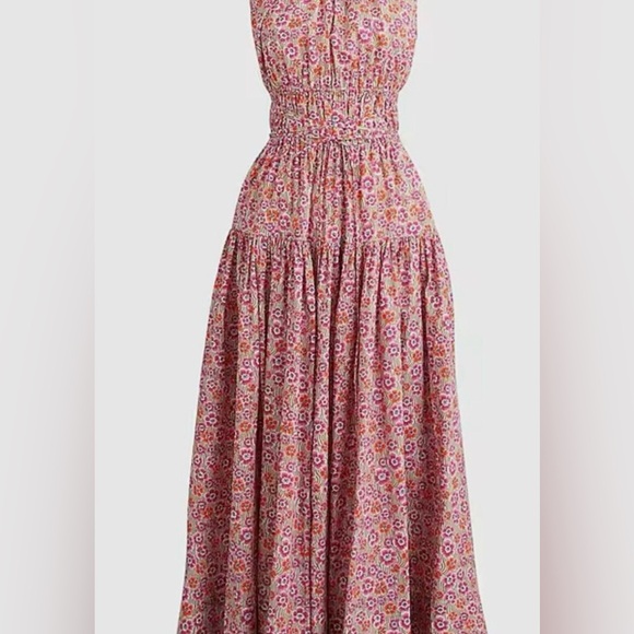 NWT J Crew tie-waist halter dress in Liberty Ellie print. Large - Picture 4 of 7